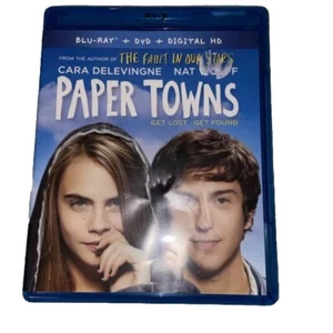 Paper Towns Blu Ray Dvd Romantic Drama Nat Wolff Cara Delevinge - Foto 1 di 9