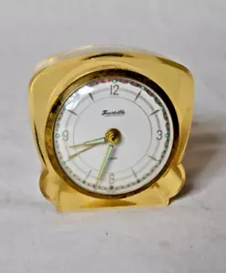 Vintage Forestville Resin Vanity Clock Germany Working - Picture 1 of 3