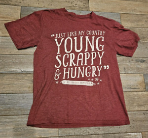 Broadway Production Theater Hamilton Young Scrappy & Hungry T-shirt (S)