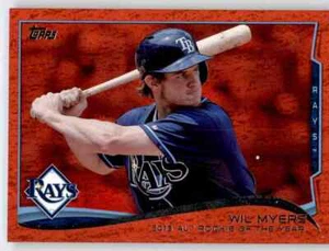 2014 Topps Red Hot Foil Wil Myers inserto rayos paralelos #333 - Imagen 1 de 2