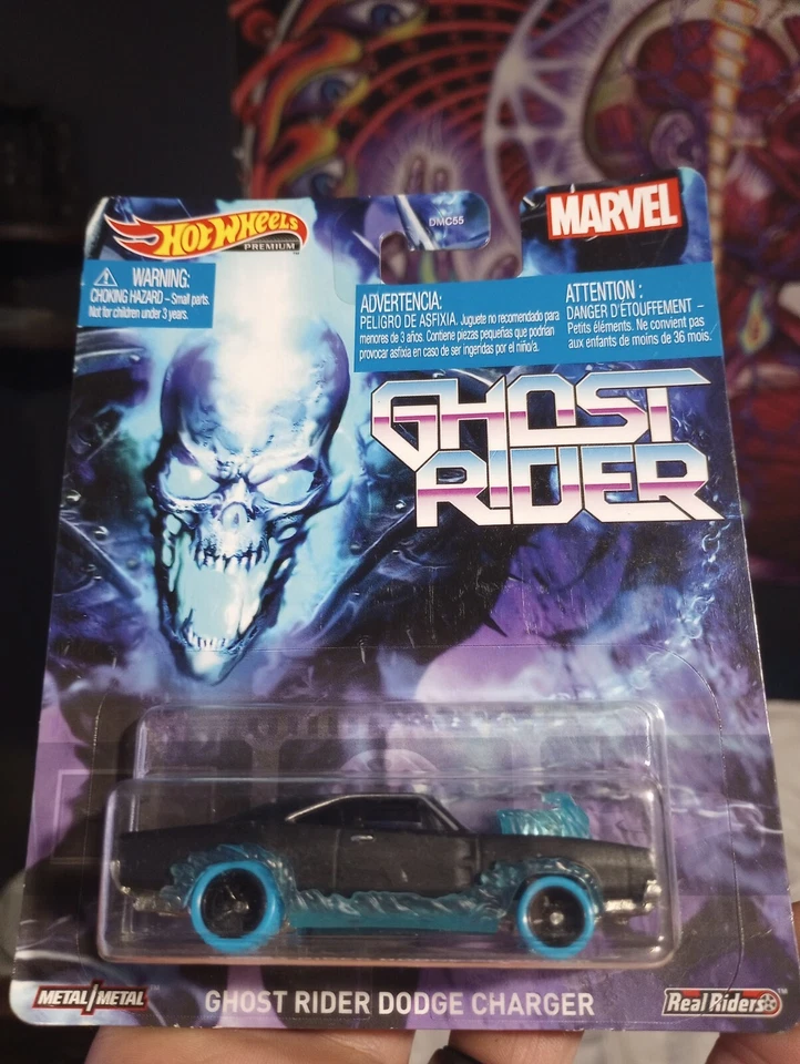 Hot Wheels Premium - Marvel - Ghost Rider - Ghost Rider Dodge Charger - Image 1 of 1