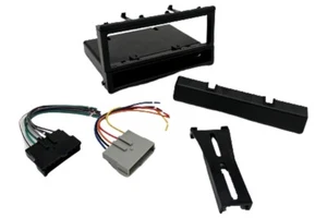 Stereo Single DIN Dash Kit & Wire Harness Plugs Car Radio Installation Bundle - Picture 1 of 1