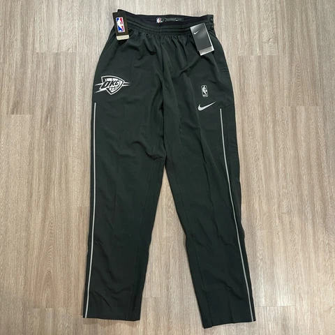 Nike NBA Engineered Authentic OKC Thunder Team Issue Warmup Pant Mens LARGE TALL Cover