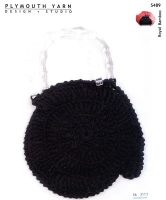 Crochet Shell Clutch Purse - Plymouth CROCHET PATTERN S489 - Image 1 of 2