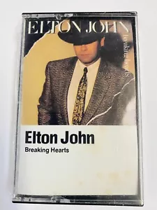 Elton John FACTORY SEALED Breaking Hearts Cassette Tape NOS - Picture 1 of 3