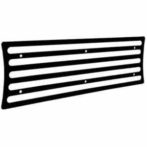 Steel 6 X 20 Inch Rectangle Step Plate Insert - Gloss Black - Picture 1 of 1