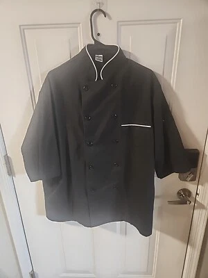 Camisa Chaqueta Chef Trends Talla L de Pinnacle Negra C814 BK Foto 1 de 4