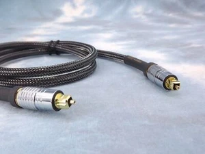 Maze Audio Optisches/Toslink Kabel Digital HD Metallstecker 3 Fuß - Bild 1 von 8