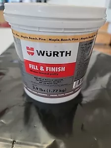 Wurth Fill & Finish Water-Based Wood Filler Putty 3.9 lbs (Made In USA) - Picture 1 of 2