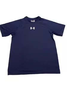 Under Armour Boys Shirt Size YLG Loose Fit Heatgear Short Sleeve - Picture 1 of 7