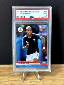 2018 Panini Instant World Cup #37 Kylian Mbappe #221 PSA 9 - Bild 1 von 4