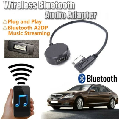 Input Audio Wireless Bluetooth USB Adapter Music AUX Cable for Mercedes Benz MMI - Image 1 of 4