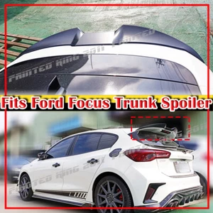19-24 Unpaint Fits Ford Focus C519 MK4 5D Hatchback ST Line V Type Trunk Spoiler - Picture 1 of 5