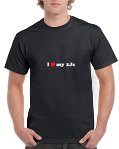 I Love my 2JZ T-Shirt Tee Shirt Gildan S M L XL 2XL 3XL 4XL 5XL Red Heart Cotton - Picture 1 of 3