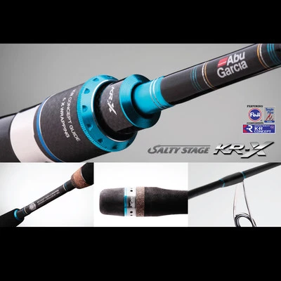 Abu Garcia Salty Stage KR-X Light Jigging 6'3'' Ovehead Rod SXLC-632-120-KR 2Pc - Image 1 of 2