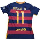 Maillot Barcelone Home Football 2015/2016 M Nike Soccer Neymar #11 Authentique 