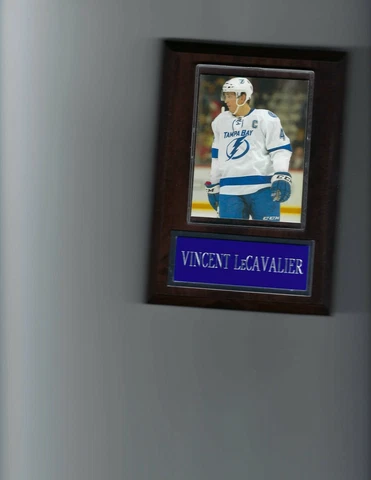 VINCENT LeCAVALIER PLAQUE TAMPA BAY LIGHTNING HOCKEY NHL Cover
