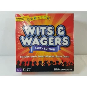 Wits & Wagers Game Party Edition Brand new and Sealed Award Winning 4+ Players - Picture 1 of 6