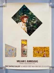 William S. Burroughs / Affiche originale (1987) / Galerie Shafrazi / New York - Picture 1 of 3