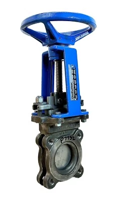 DeZURIK 3” 150# HWO Knife Gate, 316SS Used Storeroom Spare - Image 1 of 4