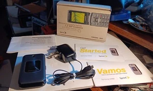 Samsung SPH-M400 - telefono cellulare Sprint grigio e nero VINTAGE spedizione gratuita - Foto 1 di 23