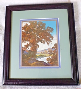 PEACEFUL VALLEY by MAXFIELD PARRISH BOOKPLATE - Picture 1 of 18