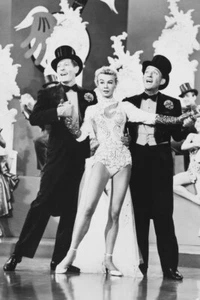 Póster blanco Navidad blanco blanco y negro 18x24 Bing Crosby Vera-Ellen - Imagen 1 de 1