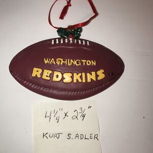 Washington Redskins Retired Christmas Ornament Kurt Adler Football 