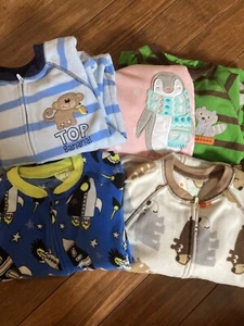 3T Carters Fleece Footie PJs 5 Paar - Bild 1 von 1
