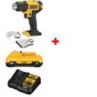 Dewalt Dce530b 20V Max* Heat Gun, Bare W/ Dcb240c 20V Max 4Ah Compact Battery