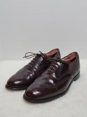 Stafford Executive Burgundy Wingtip Oxford Shoes Men's Size 8.5 D made in USA - Image 1 of 4