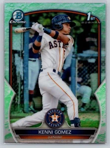 2023 Bowman #BCP-40 Kenni Gomez Chrome Prospects Lunar Glow Refractor - Picture 1 of 2