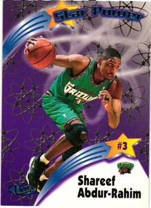 1997-98 Fleer Ultra Star Power Insert #9 Shareef Abdur-Rahim Grizzlies - Bild 1 von 2