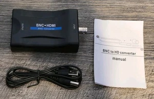 Adaptateur coaxial vers HDMI, convertisseur BNC vers HDMI, CVBS PAL/NTSC BNC vers HDMI - Photo 1/5