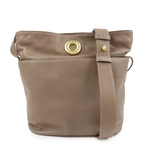 Celine Logo Leder Schultertasche Umhängetasche Greige echt gebraucht kostenloser Versand - Bild 1 von 24