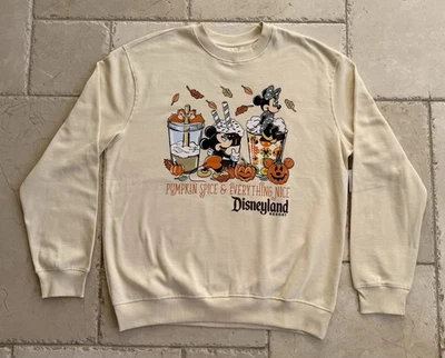 🔥迪士尼公园 - PUMPKIN SPICE - 迪斯尼兰 - 套衫运动衫 - L💥 — 第 1/4 张图片