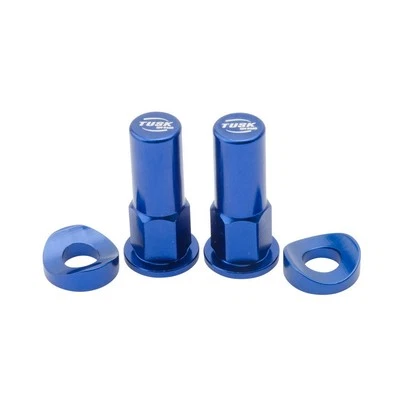 Kit de tuerca/espaciador de bloqueo de llanta Tusk azul para KAWASAKI KLX140L 2008-2009,2011-2020 Foto 1 de 4
