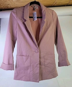 Divided By H&M Damen Blazer Rosa Größe 2. - Bild 1 von 16