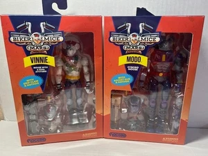 BIKER MICE FROM MARS - Modo + Vinnie - 2 Actionfiguren - Gondel NEU - Bild 1 von 3