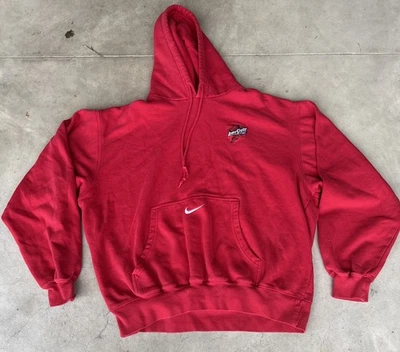 Sudadera con capucha vintage Nike Center Swoosh Iowa State equipo grande tejido polar Foto 1 de 4