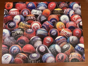 Vintage Springbok 500 pc. Puzzle "Play Ball"Hallmark 1995 Complete 18" x 23" - Picture 1 of 8