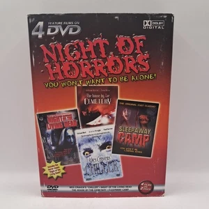 Night of Horrors - Sleepaway Camp, Chiller, Living Dead (DVD, 2006, 2-Disc Set) - Foto 1 di 15