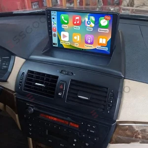For BMW X3 E83 2004-2012 64G Android 15 Apple Carplay Car Stereo Radio GPS Navi - Foto 1 di 13