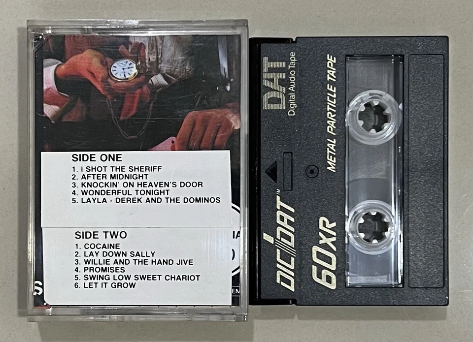 The Best Of Eric Clapton DAT Production Master Digital Audio Tape Cassette Rare - Image 1 of 2