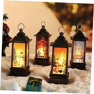 Weihnachtsdeko Weihnachten Schneekugel Weihnachtslaterne Weihnachtskerze  - Bild 1 von 2