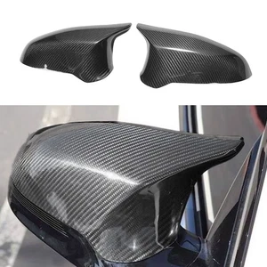 Tapas de cubierta de espejo retrovisor de fibra de carbono seco para BMW F80 M3 F82 F83 M4 2015-2019 - Imagen 1 de 6