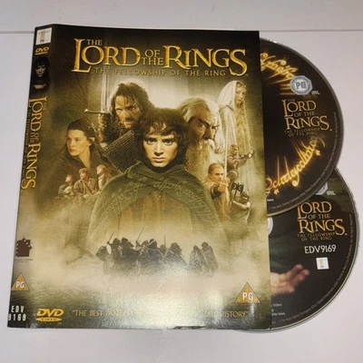 The Lord of the Rings: The Fellowship of the Ring DVD (2005) disc cover only - Image 1 of 4