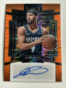 2023-24 Select Jalen Suggs Signatures Neon Orange Pulsar Prizm FOTL Auto /30 - Picture 1 of 2
