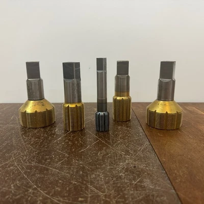 Juego de grifos de rosca Jarvis USA 5 piezas tamaños GRANDES, todos diferentes usados Foto 1 de 4