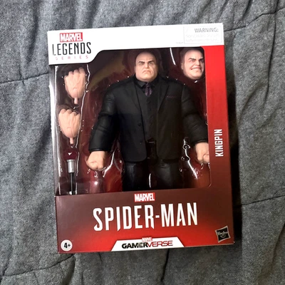 Figura de acción exclusiva Marvel Legends Gamerverse Kingpin Spider-Man Deluxe 7" Foto 1 de 4
